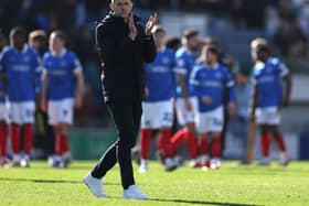 Pompey boss John Mousinho. Pic: PA