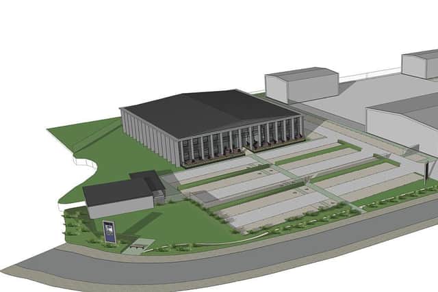 Proposed office and industrial scheme for Daedalus Waterfront