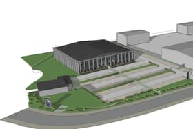 Proposed office and industrial scheme for Daedalus Waterfront
