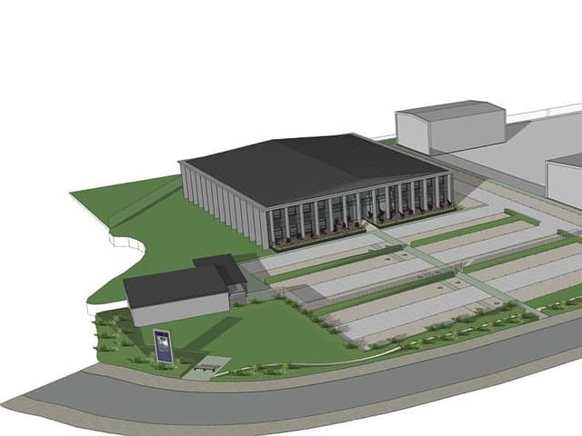 Proposed office and industrial scheme for Daedalus Waterfront