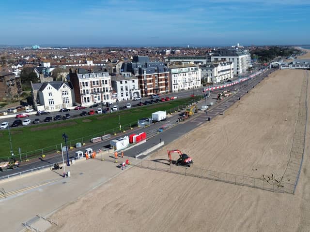 New closures in place for sea defences on Southsea Promenade between Speakers' Corner and South Parade Pier in Southsea will be closed from Monday 2nd March 2026 
Picture: Habibur Rahman
