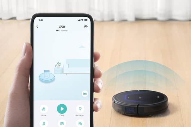 Control the robot vacuum from your phone, set up schedules and cleaning zones
