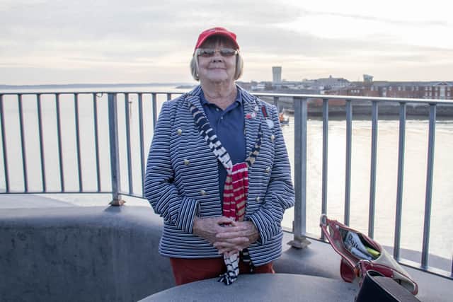 Pamela Booth, 82, of Eastney, who served as a Captain Steward in the Royal Fleet Auxiliary aboard RFA Argus