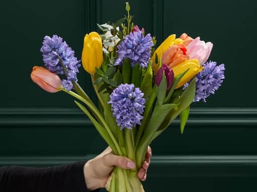 Mother's Day Hyacinth & Tulip Bouquet