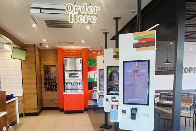 Burger King in Havant now offers table service.