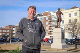 John Grant of Solent Original Walks is launching mental health walks from Monday, March 9,  2026 where he will be giving guided tours or Portsmouth History whilst raising money for various mental health charities

Pictured: John Grant at Old Portsmouth where he starts his walks on Tuesday 4th March 2026

