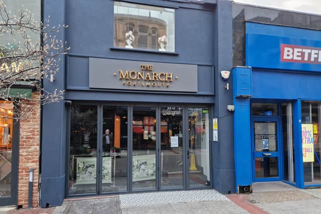 The Monarch, in Palmerston Road, Southsea, has been closed down by an environmental health officer following the discovery of an "active mouse infestation", with droppings found on food items.