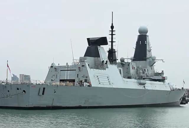 Preparations continuing on board HMS Dragon ahead of the vessel’s deployment to Cyprus.
