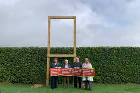 Samantha Davies, Machen Barker, Jenny Barker and Julia Stevens representing the Community Against Silverlake Expansion group (L to R)