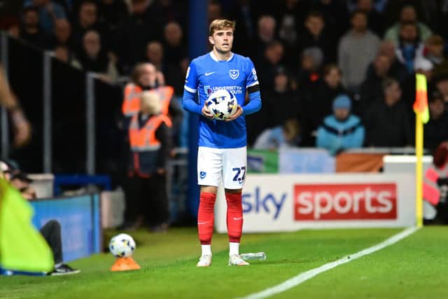 Zak Swanson has made 35 appearances and scored twice in an impressive Pompey season. Picture: Dennis Goodwin/ProSportsImages