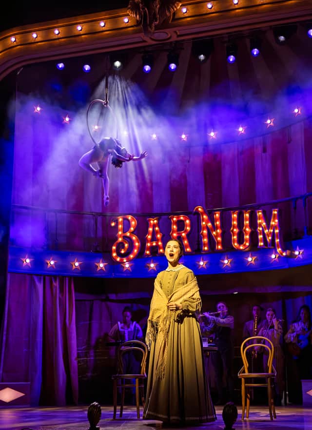 Monique Young as Charity Barnum. Photo: Pamela Raith