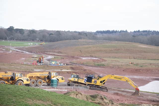 Ongoing works at Havant Thicket
Picture: Habibur Rahman