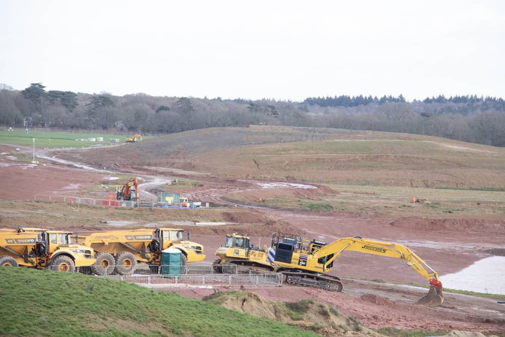 Ongoing works at Havant Thicket
Picture: Habibur Rahman