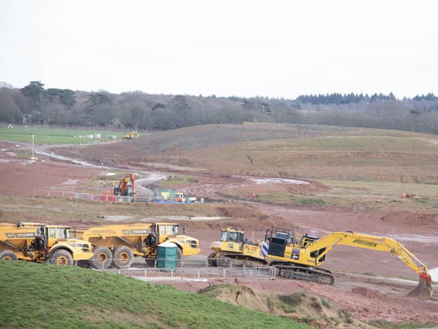 Ongoing works at Havant Thicket
Picture: Habibur Rahman