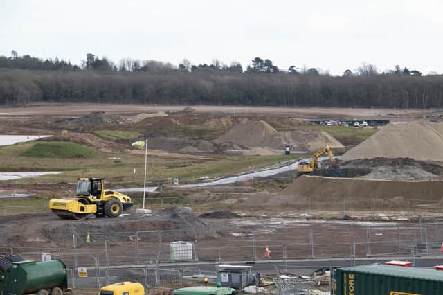 Ongoing works at Havant Thicket
Picture: Habibur Rahman