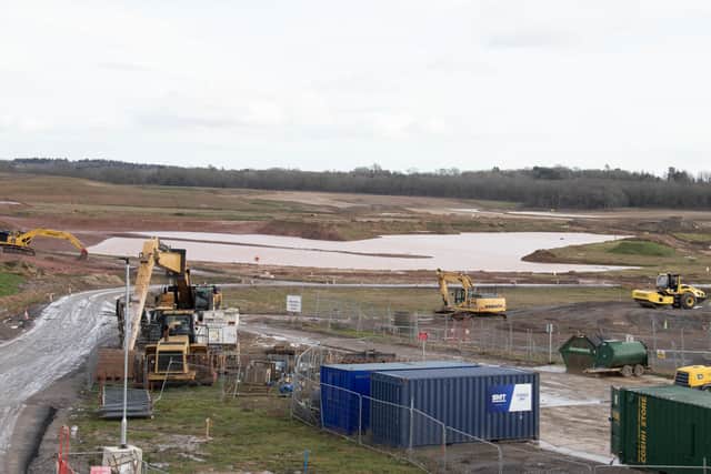 Ongoing works at Havant Thicket
Picture: Habibur Rahman