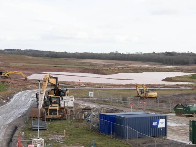 Ongoing works at Havant Thicket
