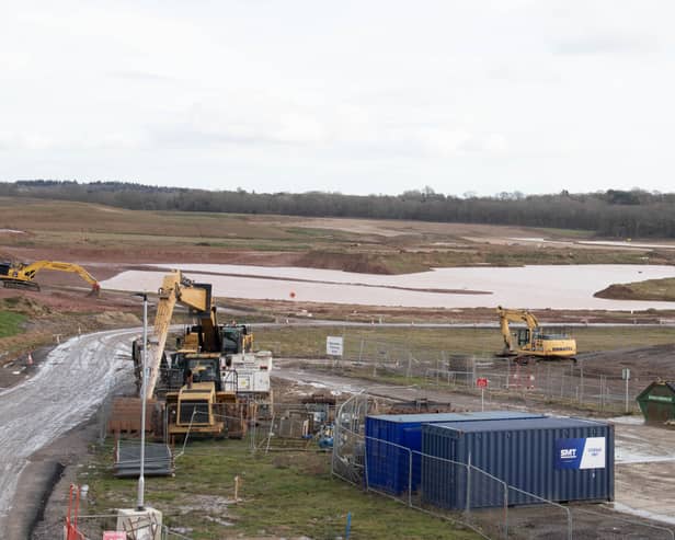 Ongoing works at Havant Thicket
