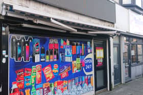 The Bucharest Shop in London Road, North End, has been shut down by police after counterfeit cigarettes and vapes were found on the premises.