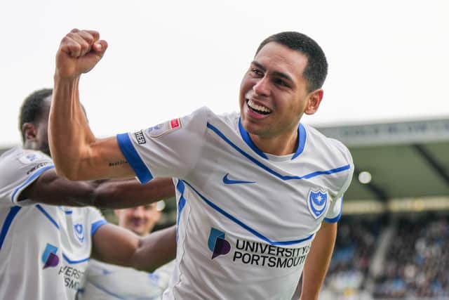 Gustavo Caballero scored his only Pompey goal in February’s 3-1 win at Millwall. Picture: Stephen Flynn/ProSportsImages