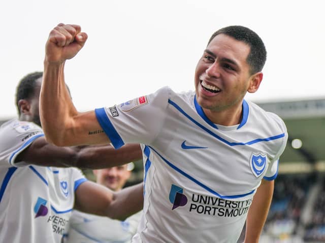 Pompey loan winger Gustavo Caballero.