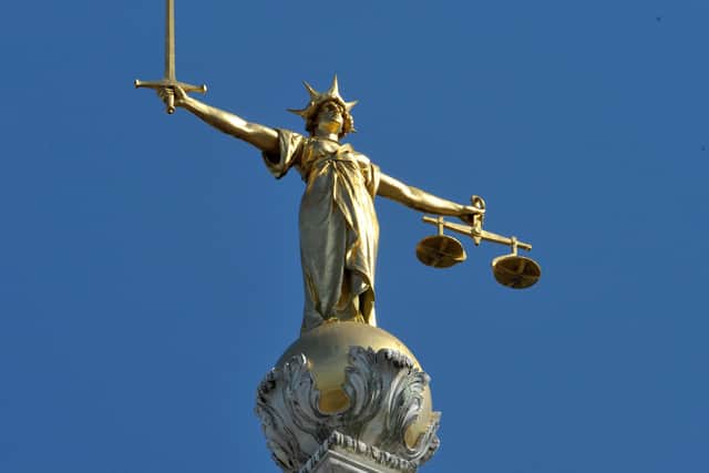 The Lady Justice statue