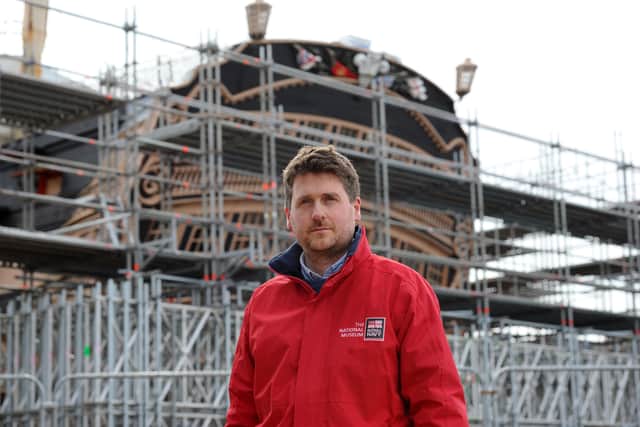 Pictured is: Simon Williams, project manager for HMS Victory's Big Repair.