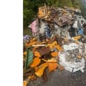 More than 15 tonnes of waste, including hazardous asbestos, was tipped in a layby near Alton in Hampshire last September, costing East Hampshire District Council more than £20,000 to clear

