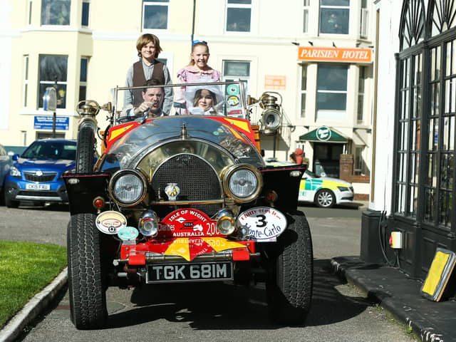 The cast of Chitty Chitty Bang Bang has been touring around the city ahead of opening night next month. 

Picture: Nathan Lipsham 