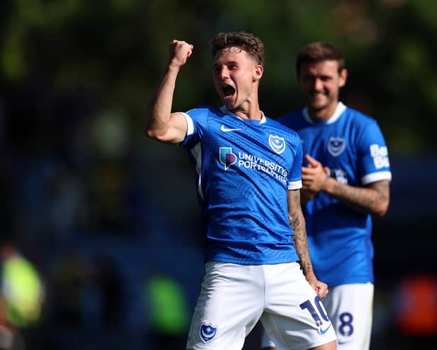 Adrian Segecic is Pompey’s leading scorer with six goals this season. Picture: Dan Istitene/Getty Images