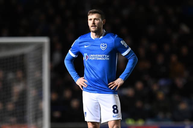 Pompey slumped to a fourth successive Fratton Park defeat after a 1-0 loss to Derby. Picture: Graham Hunt/ProSportsImages