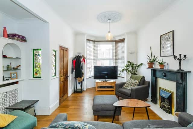 A bright and welcoming lounge provides the perfect spot to relax or entertain