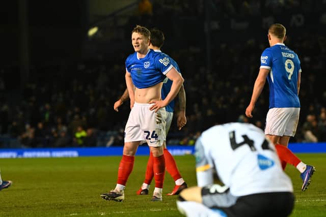 Pompey sit one point above the relegation zone.
