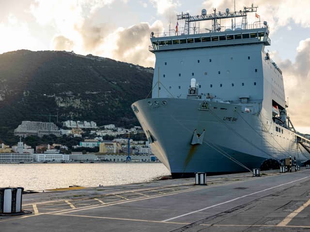 Concerns have been raised that a vital apprenticeship scheme which helps train sailors in the Royal Fleet Auxiliary will be scrapped. Pictured: RFA Lyme Bay at HMNB Gibraltar on Wednesday 11 March 2026.
