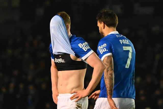 Pompey are one point above the relegation zone.