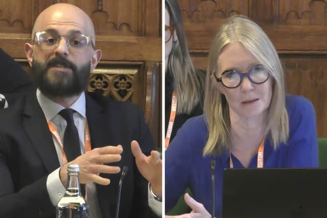 From L: Ahmed Al Nahhas and Emma Norton.
