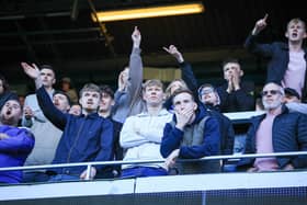 Pompey fans vented their fury at QPR. Pic: Chris Foxwell/ProSportsImages