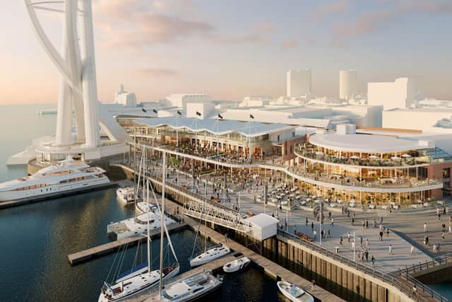 Gunwharf have unveiled plans to transform its Waterfront