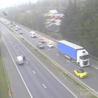 Car smashes into central barrier in A3(M) crash - police update