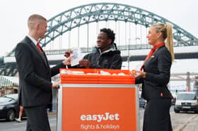 The collaboration marks the launch of easyJet’s new base at Newcastle International Airport.