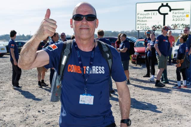 Brent Vine said the team were ecstatic to raise more than £3,500 for Combat Stress.