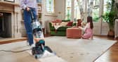 The Vax Platinum Power Max is designed to lift deep stains and refresh carpets in busy family homes