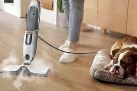 The Shark SteamSpot uses targeted steam to lift dirt from hard floors without chemicals