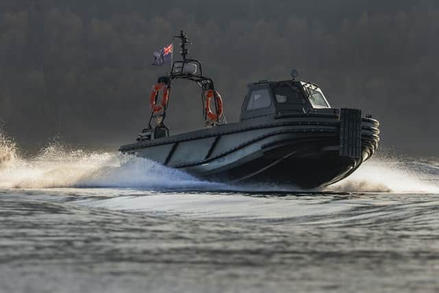 Pictured: 27 Sep 25- 47 Cdo on Combat Support Boat (CSB) during Cross Decking exercise. Army boats will be maintained and support in Portsmouth and across the south coast.