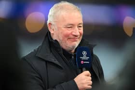 Legendary pundit and Scottish striker Ally McCoist.  Pic: Getty