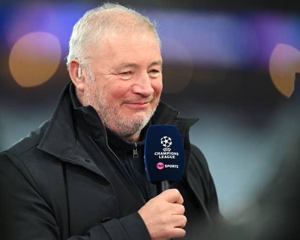 Legendary pundit and Scottish striker Ally McCoist.  Pic: Getty