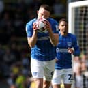 Pompey's Colby Bishop at Norwich City last season. Pic: Getty