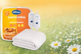 The Silentnight heated blanket has a 63% saving at the moment