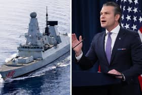 US defence secretary has insulted the Royal Navy for not sending warships to end the blockade of the Strait of Hormuz. HMS Dragon is currently in the eastern Mediterranean.