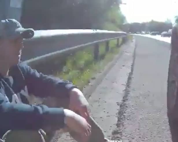 Norbert Maiksner found walking along a motorway after murdering his ex-partner Frances Obiefuleh.